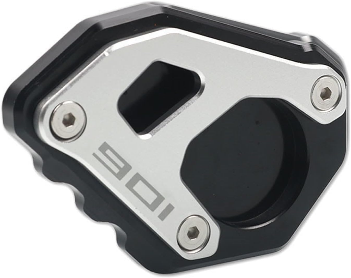 REZIN Fit for Husqvarna 901 Norden 901 Norden901 Motorcycle CNC Kickstand Foot Side Stand Extension Pad Support Plate Enlarge Stand Accessory (Size : Silver) image number 3