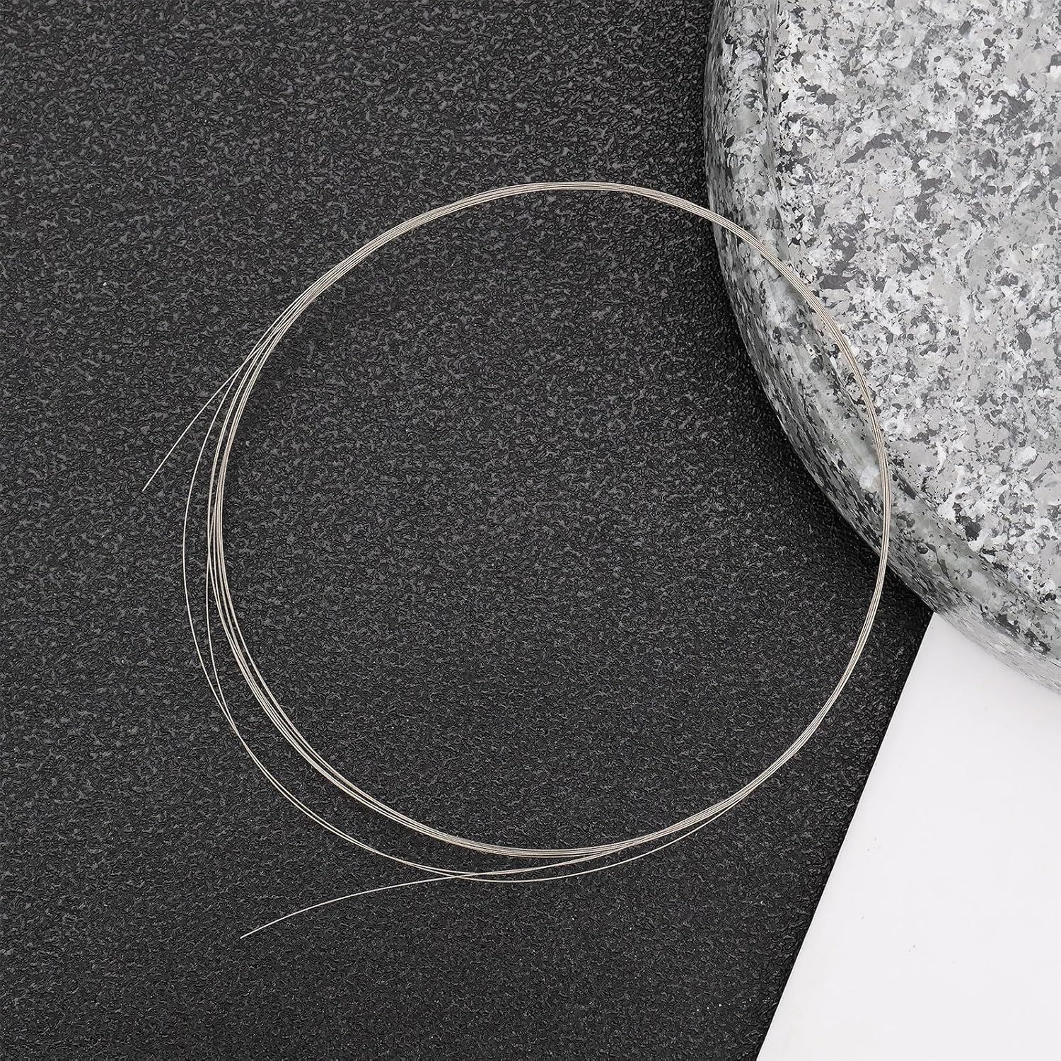 OTOTEC 2Pcs Diamond Cutting Circular Wire Saw 2 Meter Thickness 0.15Mm Ultra Fine Diamond Wire Saw Suitable for Cutting Ceramic Tiles and Stone Materials image number 4