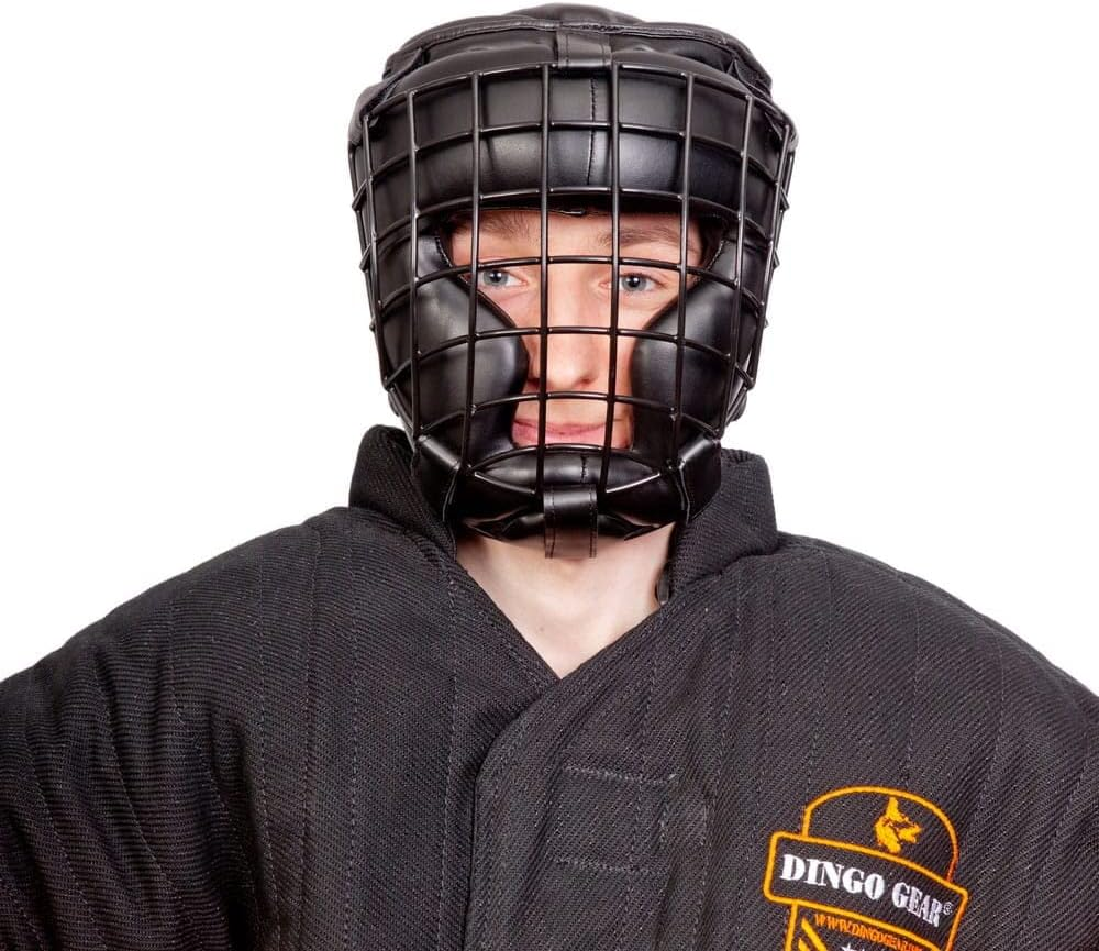 Dingo Gear Lightweight Decoy Helmet for Dog Bite Training Handmade Helper Head Protector with Steel Grill S02022 image number 4