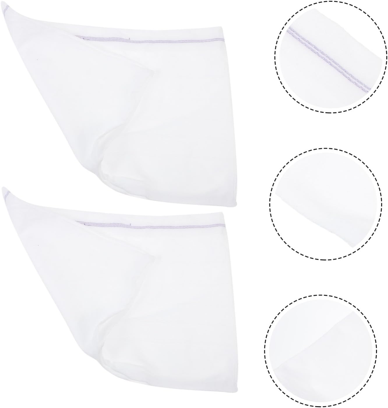 2Pcs Disposable Flexible Maternity Underwear for Postpartum Women Soft Breathable Lightweight Disposable Panties Care Pants for Menstrual Period Spa Sauna White XXL image number 3