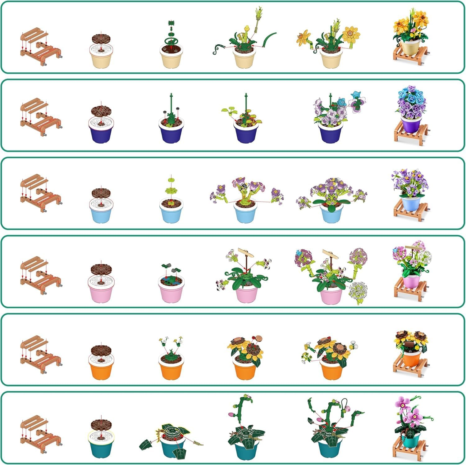 Zuru MAX Premium - Garden Pot Series (Max Build) image number 1