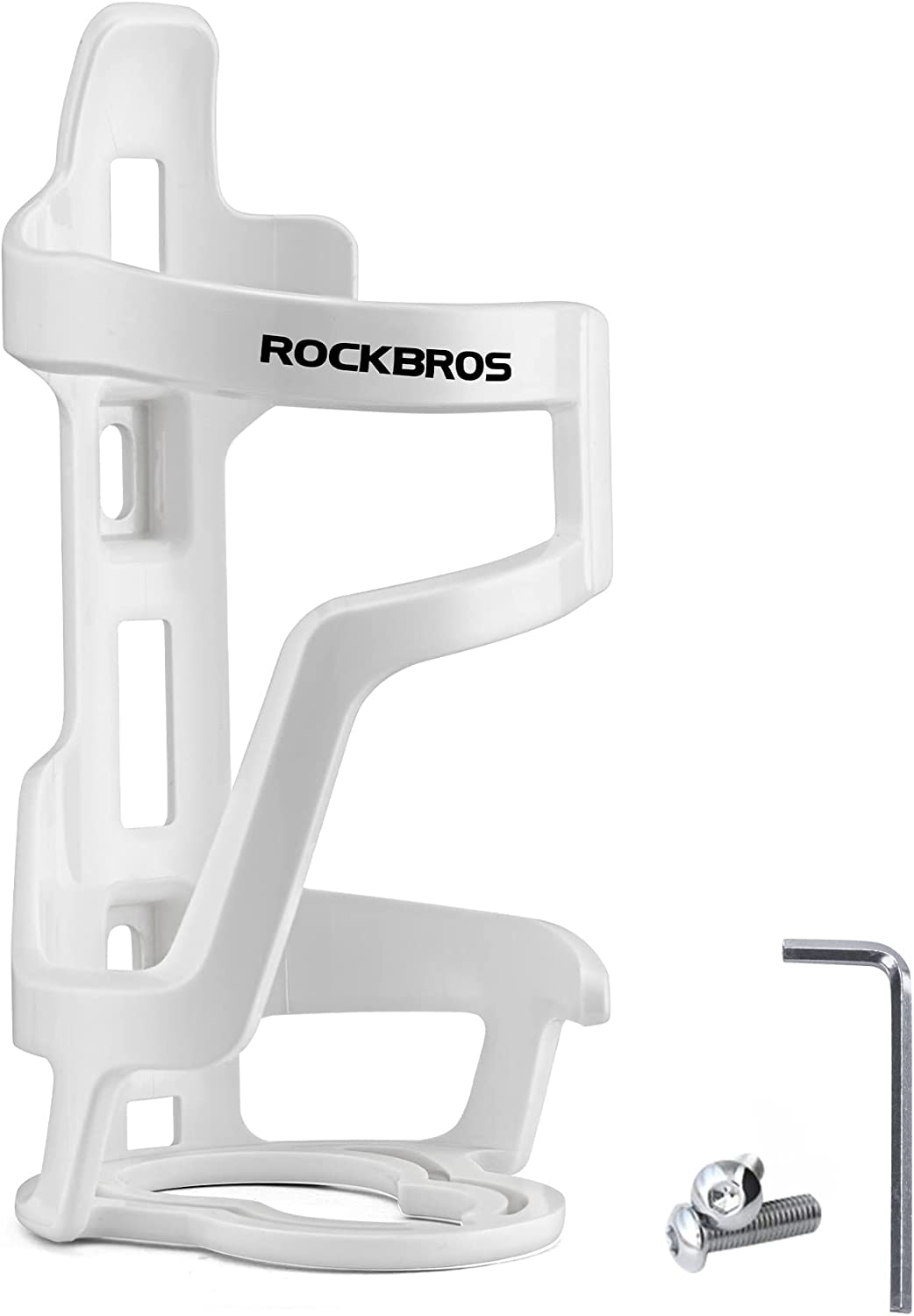 ROCKBROS Bike Water Bottle Holder Lightweight Bottle Cage Slide Entry Bicycle Cup Holder Adjustable Drink Holder Rack for MTB Road Bike