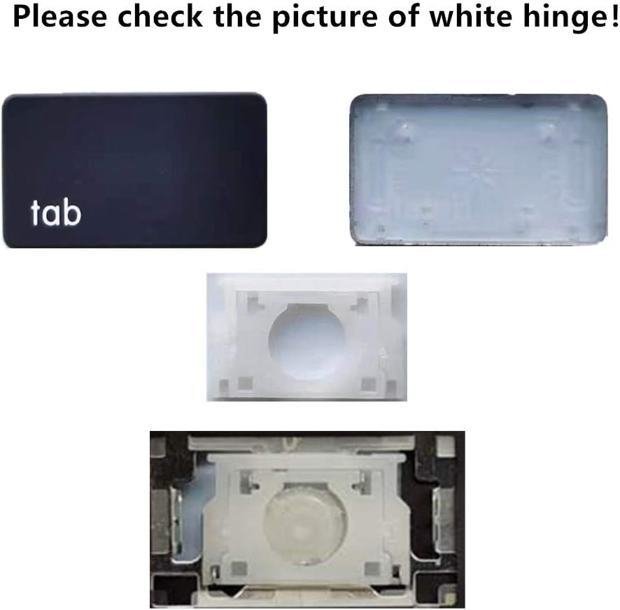 Replacement Individual AP08 Type TAB Key Cap and Hinges for Macbook Pro Model A1425 A1502 A1398 for Macbook Air Model A1369/A1466 A1370/A1465 Keyboard to Replace the Tab Key Cap and Hinge image number 1