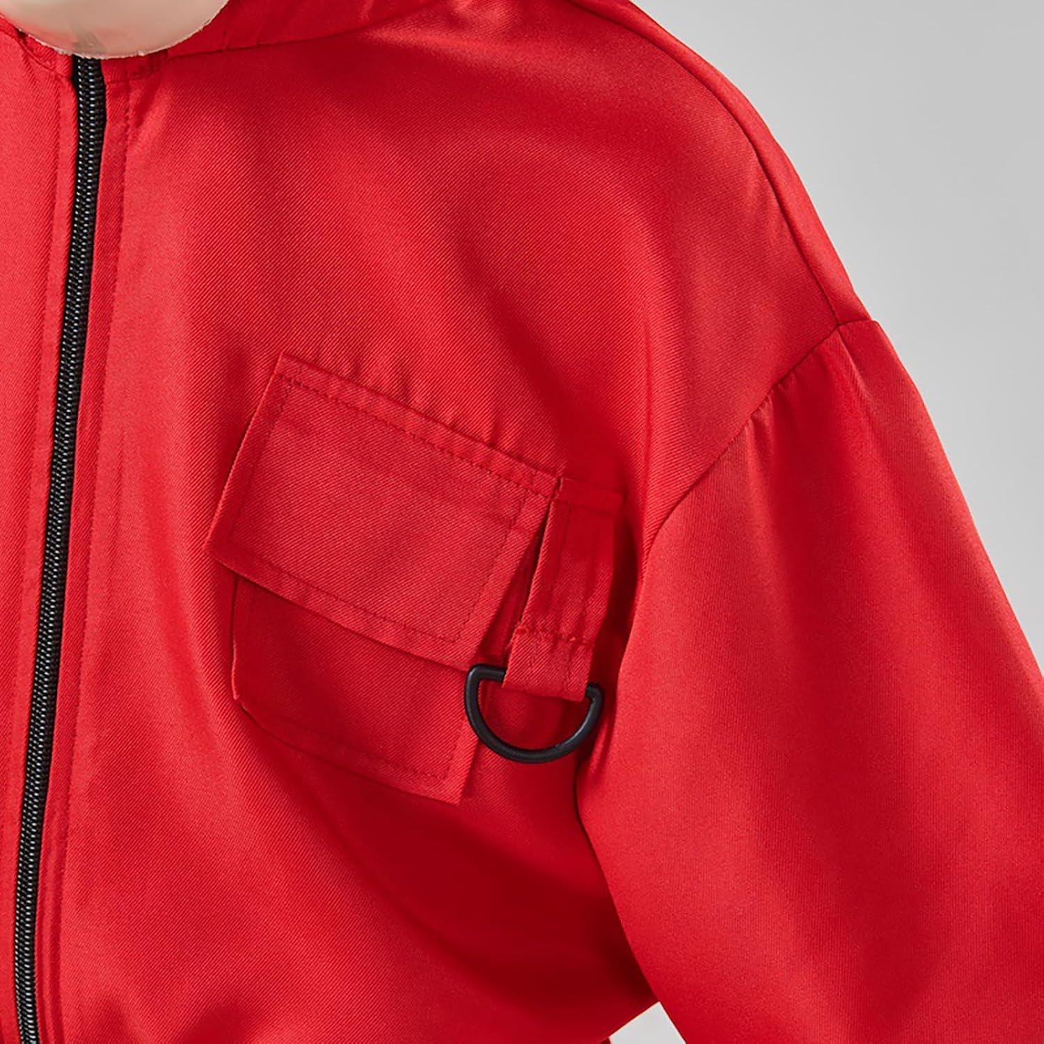 Red Jumpsuit Kids Carnival Casual Suit Set Halloween Cosplay Costume for Kids image number 2