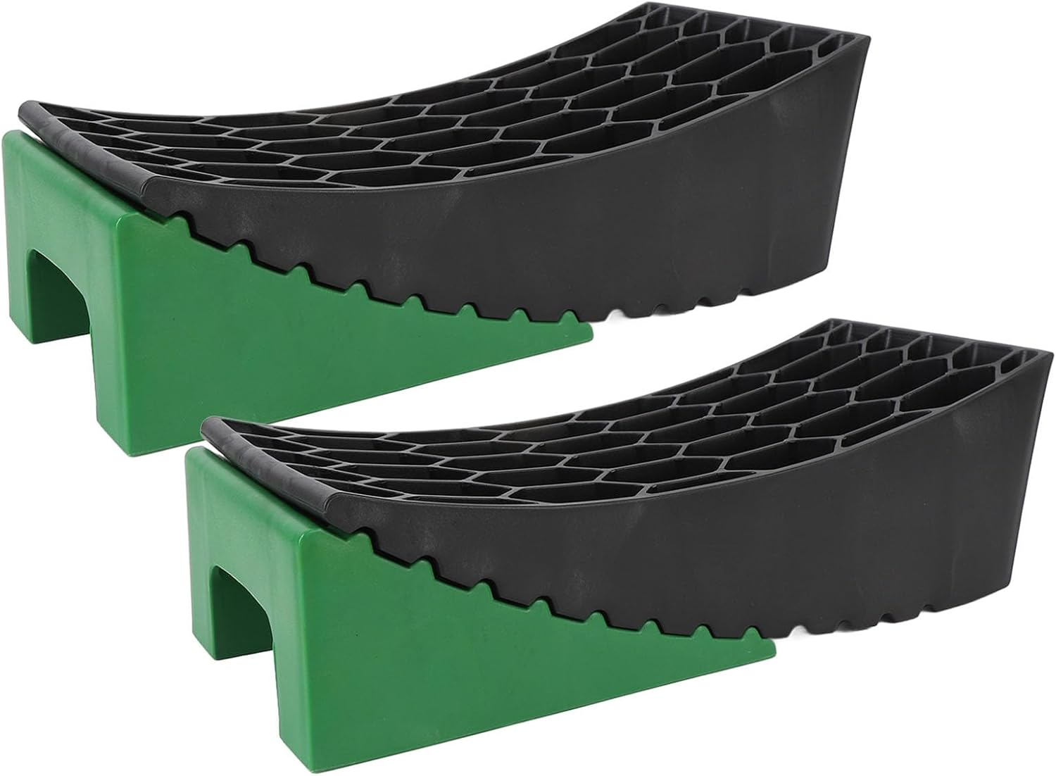 Campers Leveler Kit, Curved RV Levelers with anti Slip Pads for Dual Axle Trailers, Faster RV Leveling System than RV Leveling Blocks RV Accessories for Travel Trailers image number 6