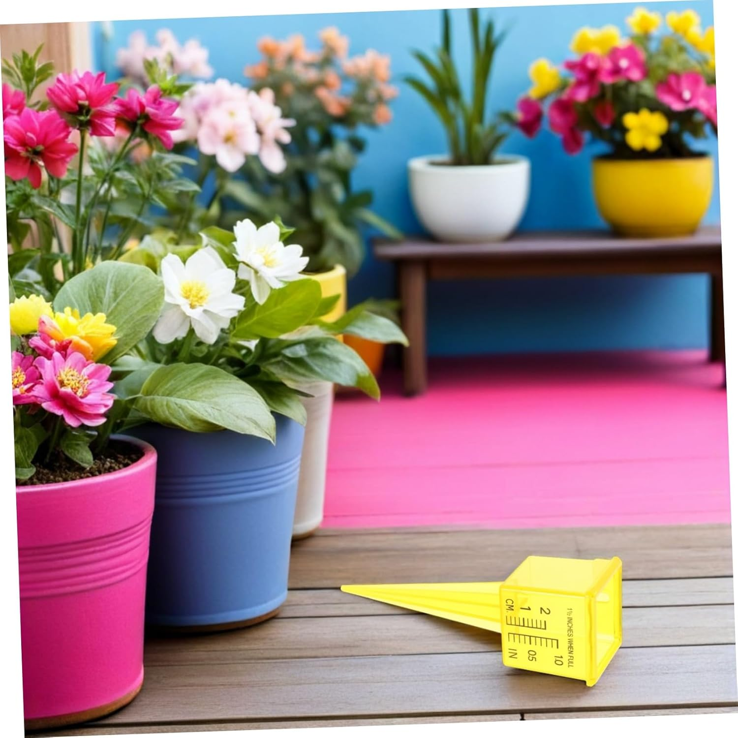 VICASKY 20Pcs Outdoor Rain Gauge with Dual and Scales Wide Mouth Sprinkler Water Measuring Tool for Lawn Garden Patio Water Conservation and Accurate Rainfall Tracking image number 3