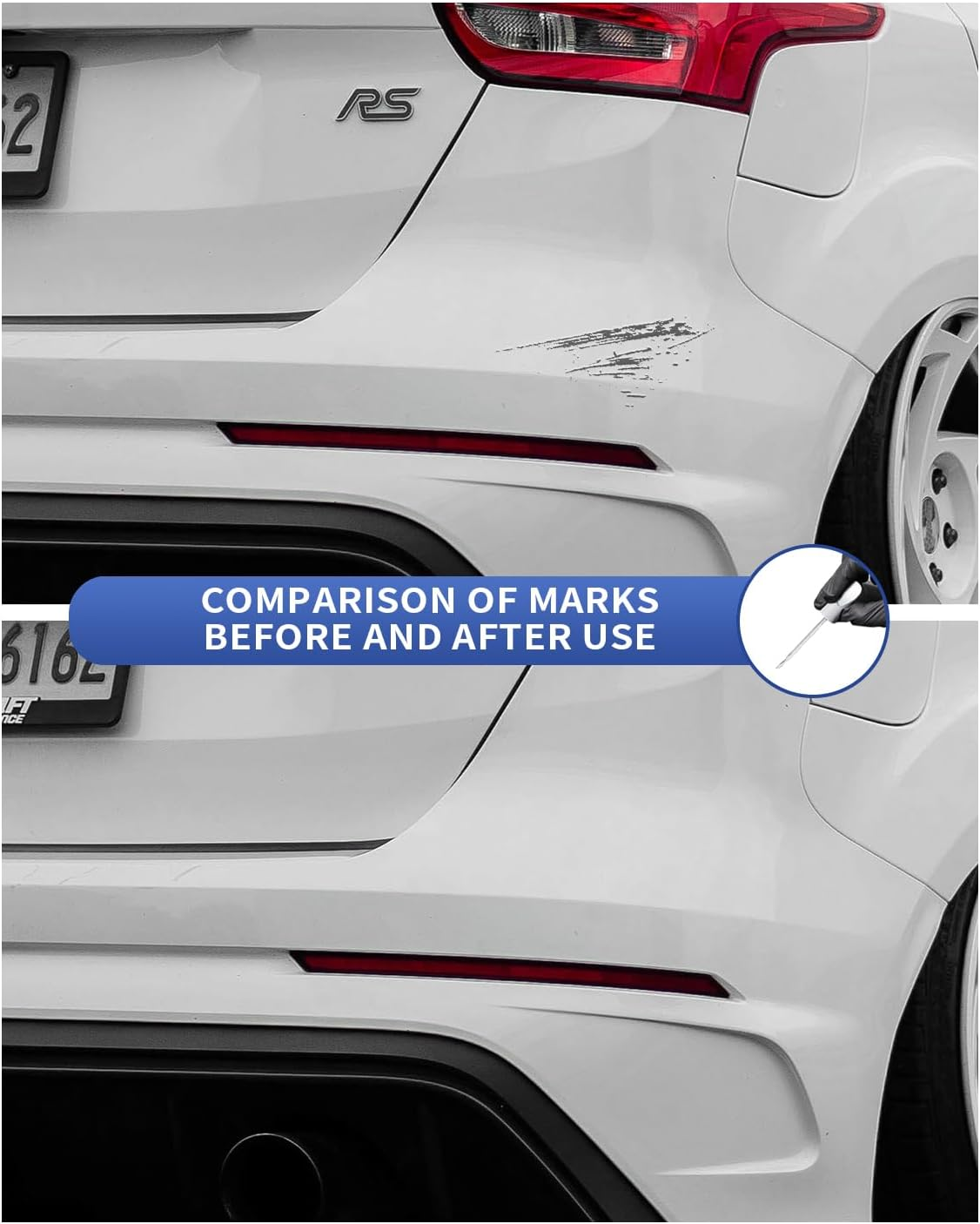 Magnetic Metallic(J7) Touch up Paint Repair Kit Compatible with Ford - DIY Kit Exactly Matches Chips and Nicks - Blue Jeans Metallic(N1) image number 4