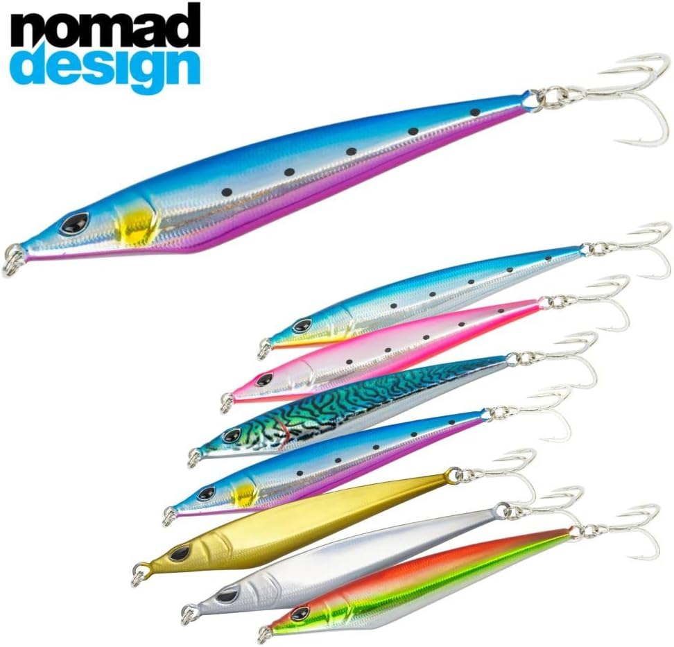 Nomad Design Ridgeback 20 LC 20G - 3/4Oz Lures - Casting Metals Inshore Hard Lure Casting PSAR - Pink Sardine 20G image number 3