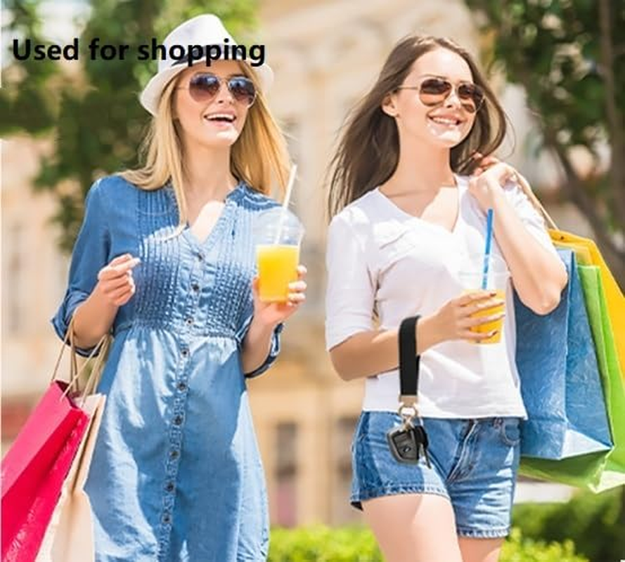 Braided Car Keychain, Cute Key Chain with Anti-Lost D-Ring image number 1