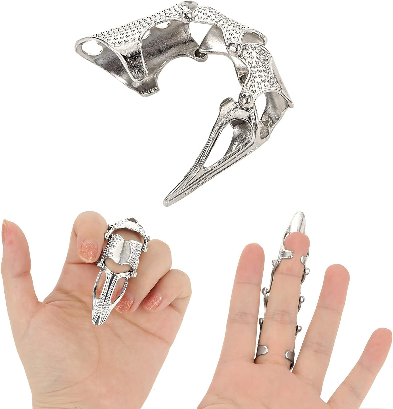 1 X Cosplay Dangan Ronpa Super Danganronpa 2 Gothic Celestia Punk Finger Bone Ring
