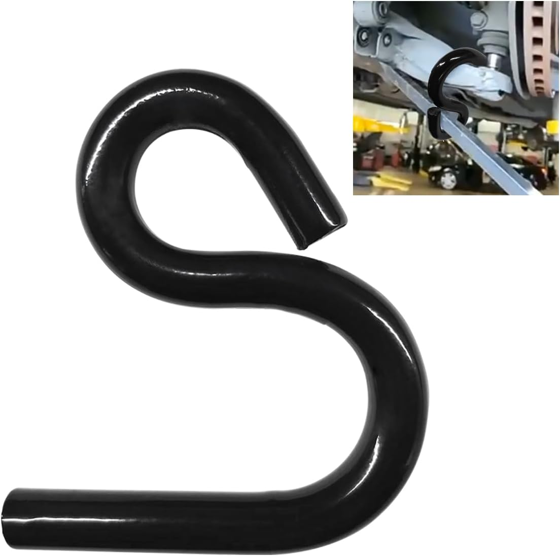 DUSCOKE Automotive 6007 Lower Control Arm Prying Tool, Lower Ball Joint Pry Tools Designed for 7/8" Diameter Pry Bar, Specialty Suspension Bushing Tool Vehicle Control Arm Helper Remover (Black)