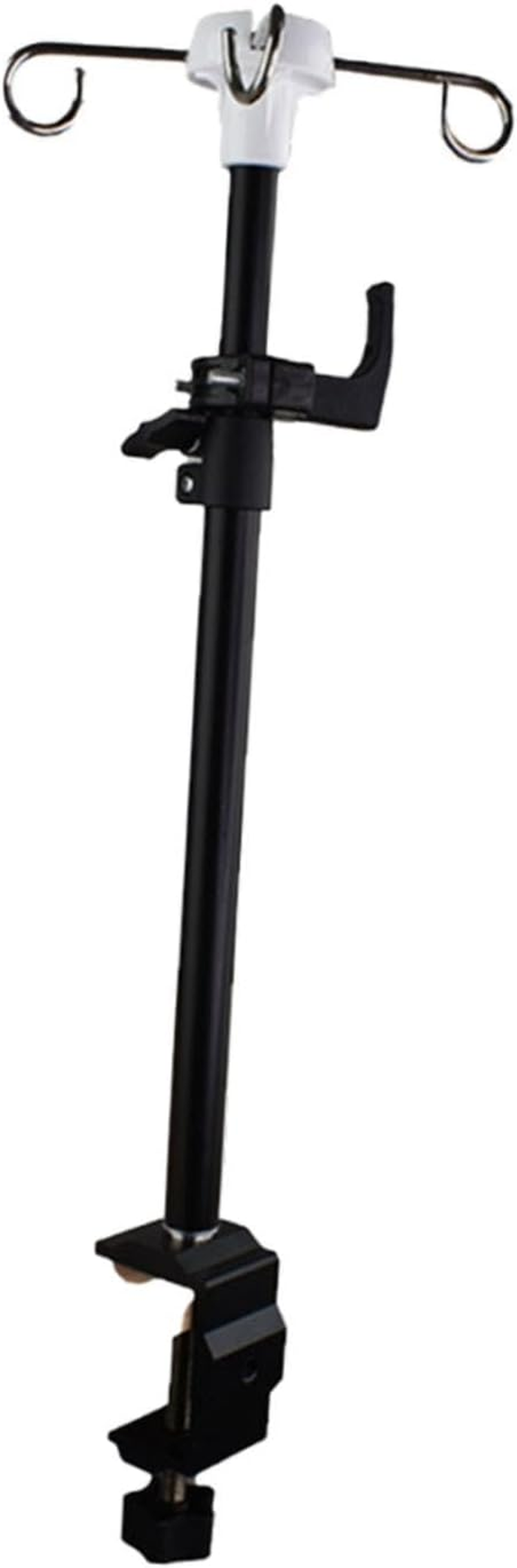 Perfk IV Pole Table Clamp Feeding Tube Holder Infusions Household Drip Bag Stand image number 5