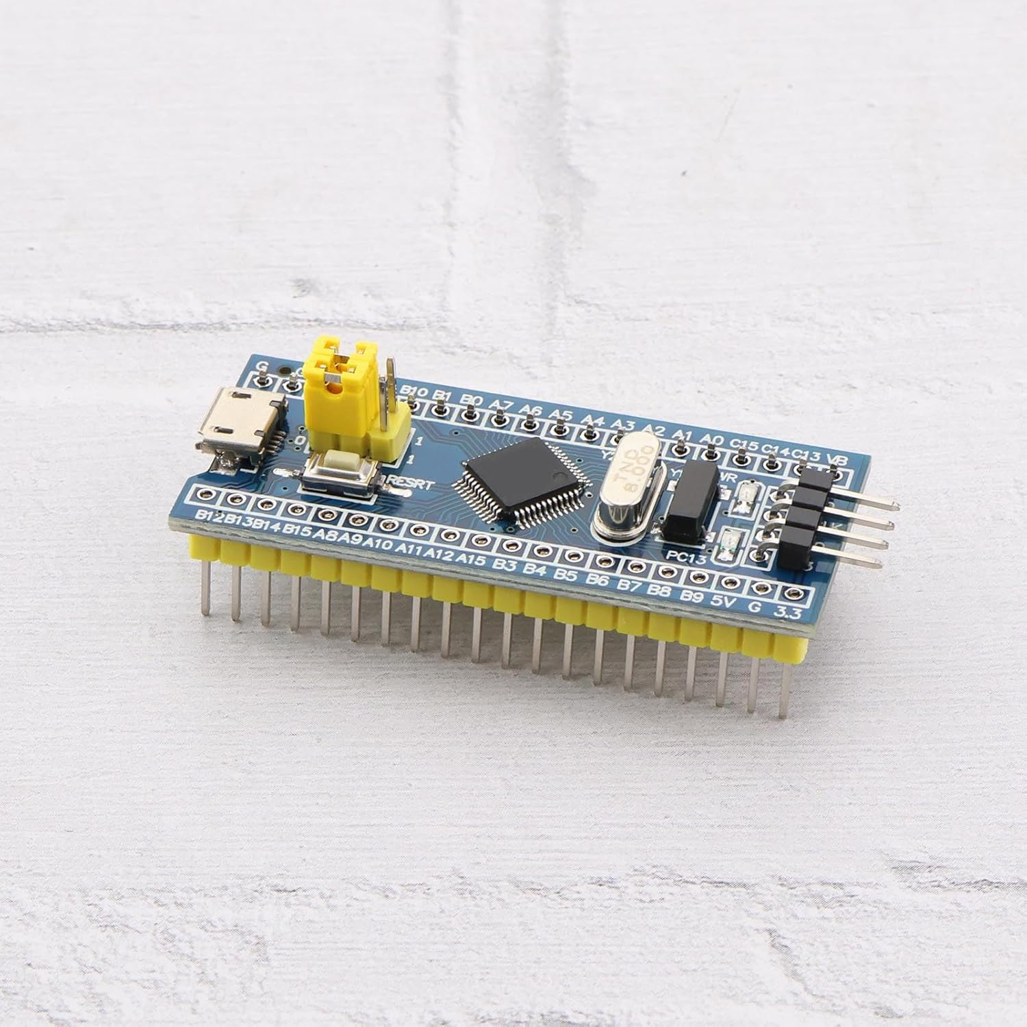 VGOL 2 Sets Development Board Modules STM32F103C8T6 ARM Minimum System Development Board Module Microcontroller Development Board Compatible with STM32 image number 1