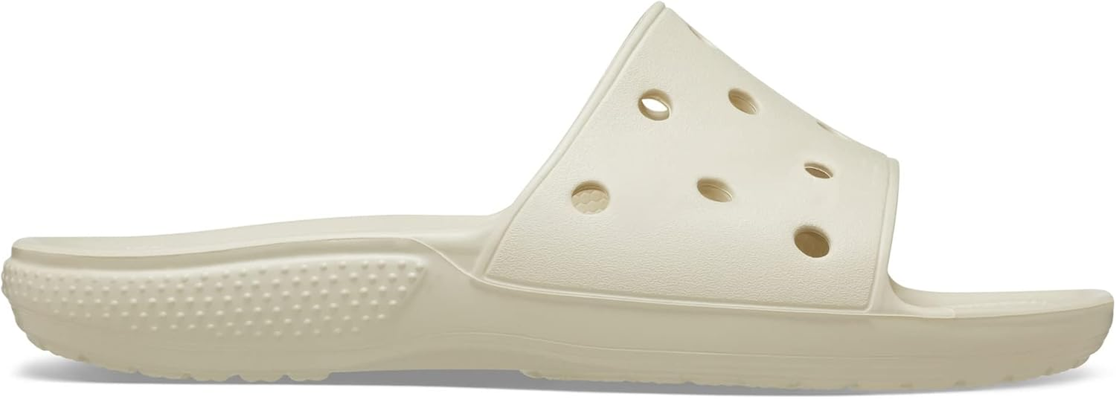 Crocs Unisex Adult Classic Slide, Bone, US M12/W14 image number 2