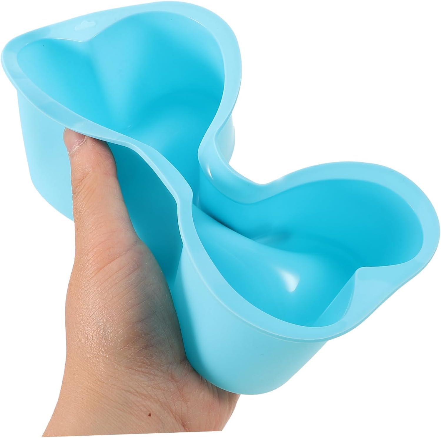 BEANPRECOY 2 Pcs Dog Bone Shaped Silicone Cake Mold - Large Baking Pan for Birthday Cakes, Muffins, Loaf Bread, Toast, Mousse