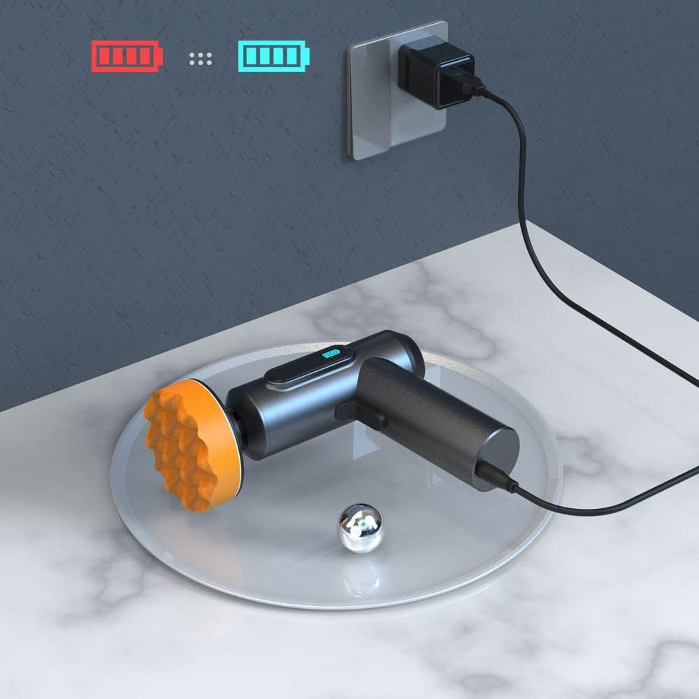 20000RPM Handheld Portable Cordless Car Polishing Machine Electric Car Polisher Multi-Function Scratch S Polishing Machine with 3 Polishing Pads image number 4