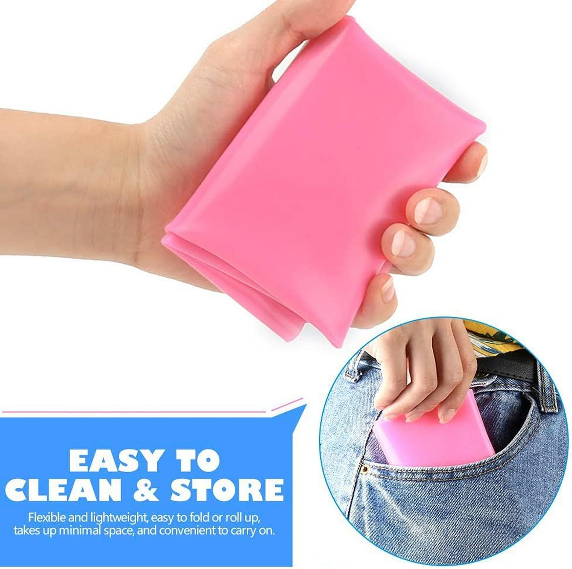 A3 Extra Large Silicone Sheet for Crafts Jewelry Casting Molds Mat, Premium Silicone Placemat, Multipurpose Mat, Nonstick Nonskid Heat-Resistant(15.7 X 11.7 Inches) (Pink) image number 2