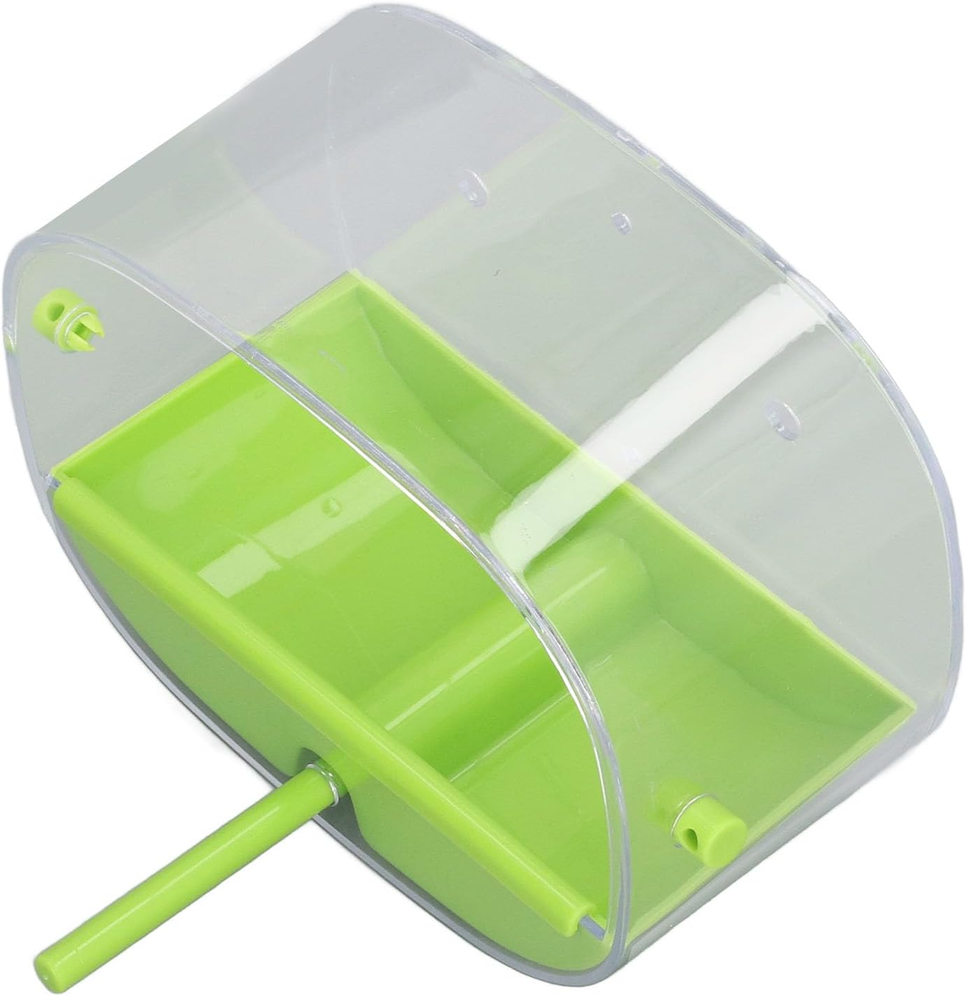 Multifunctional Handmade Innovative Oval Transparent Bird Feeder Robust Suction Cup Bird Feeder for Bird Enthusiasts image number 6