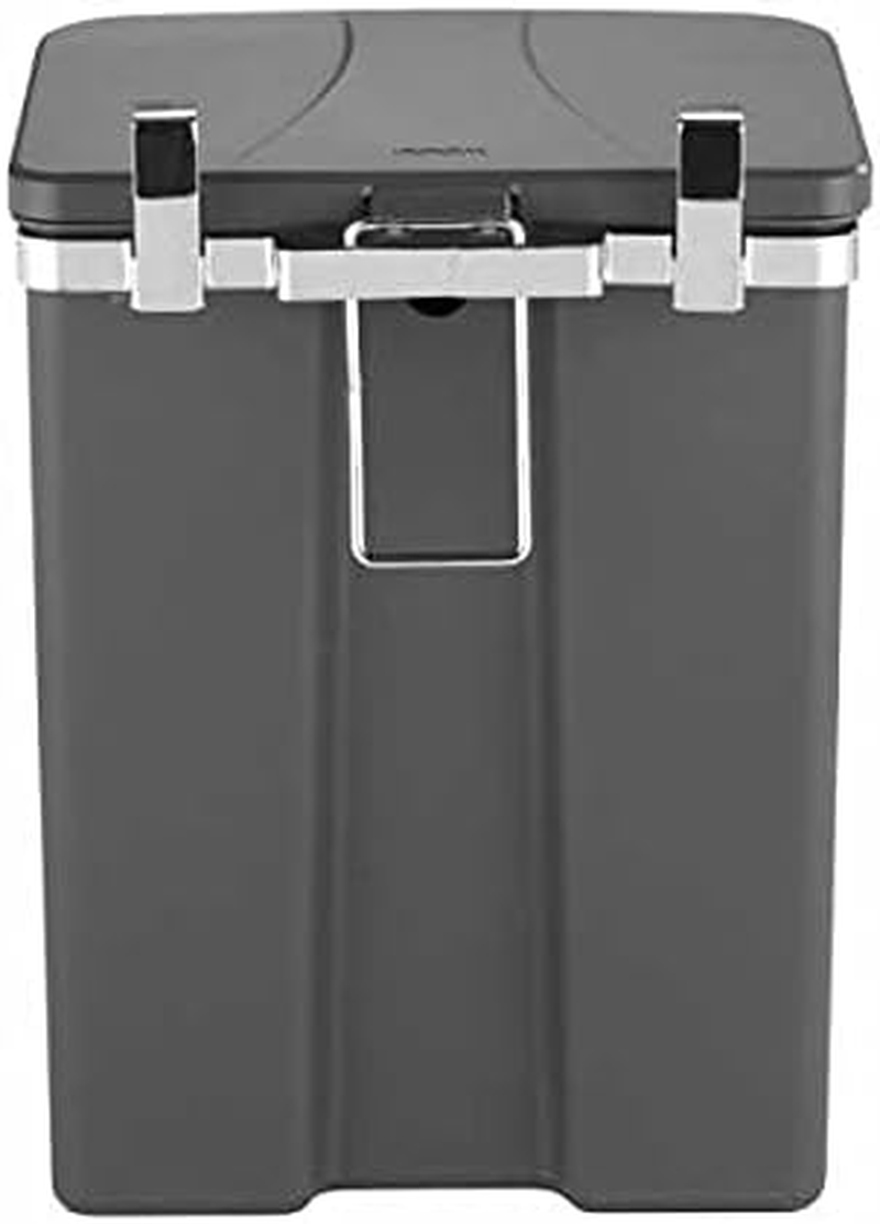Wenko Garbage Bin Kitchen Trash Can Hanging Gray 12L image number 5