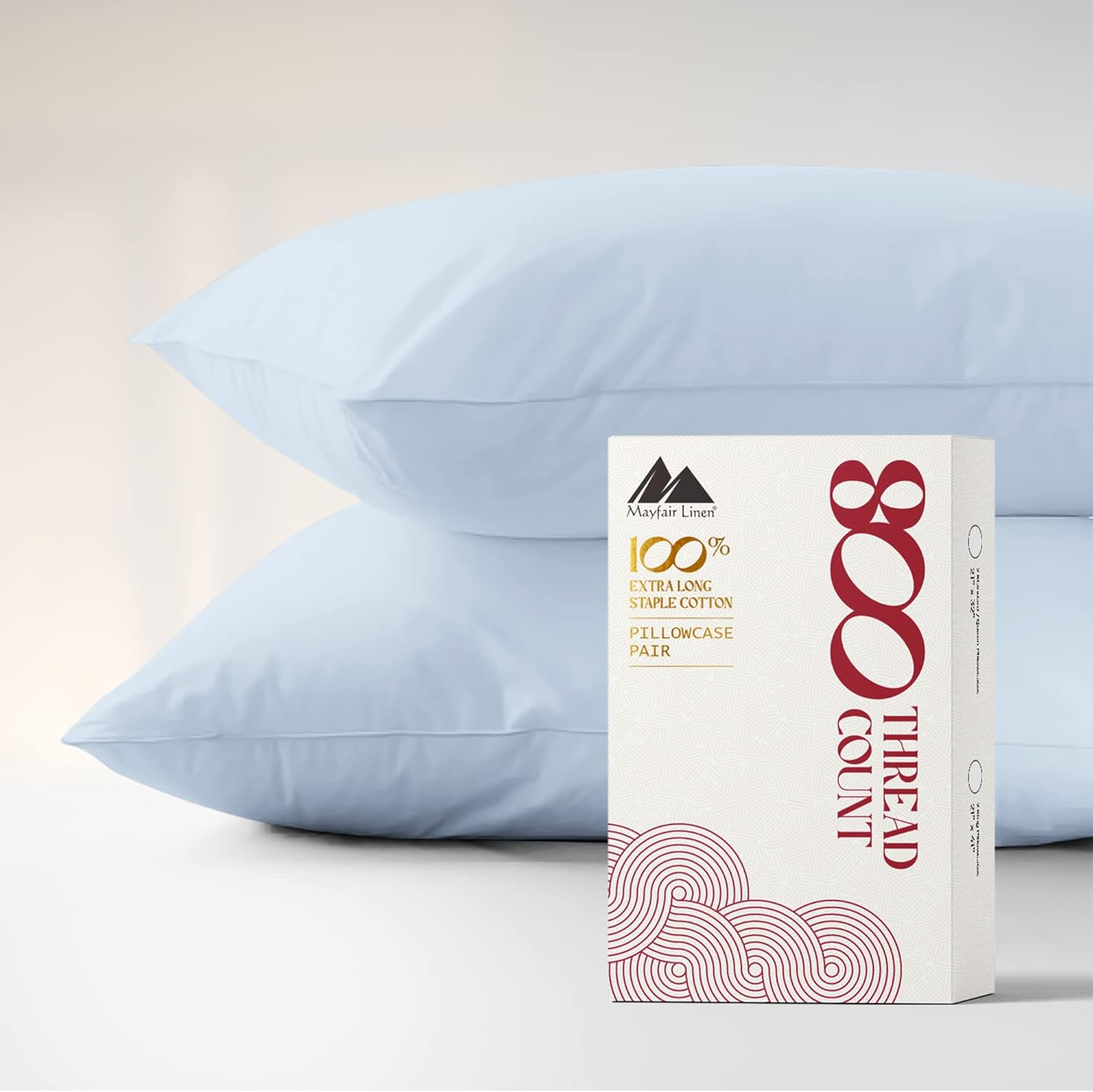 Mayfair Linen Hotel Collection 100% Egyptian Cotton- Genuine 800 Thread Count Sheet Set King White