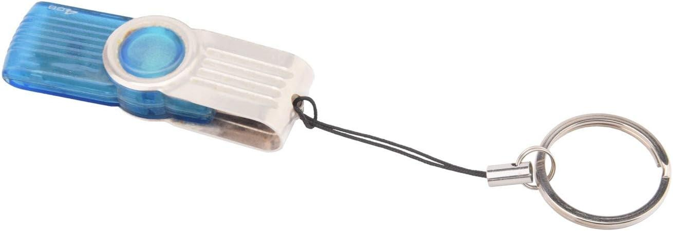 Sunmns Split Key Chain Rings with Nylon Lanyards Cord for USB Flash Drive, MP3, MP4, Key Finder and ID Card Badge, 30 Pack image number 4