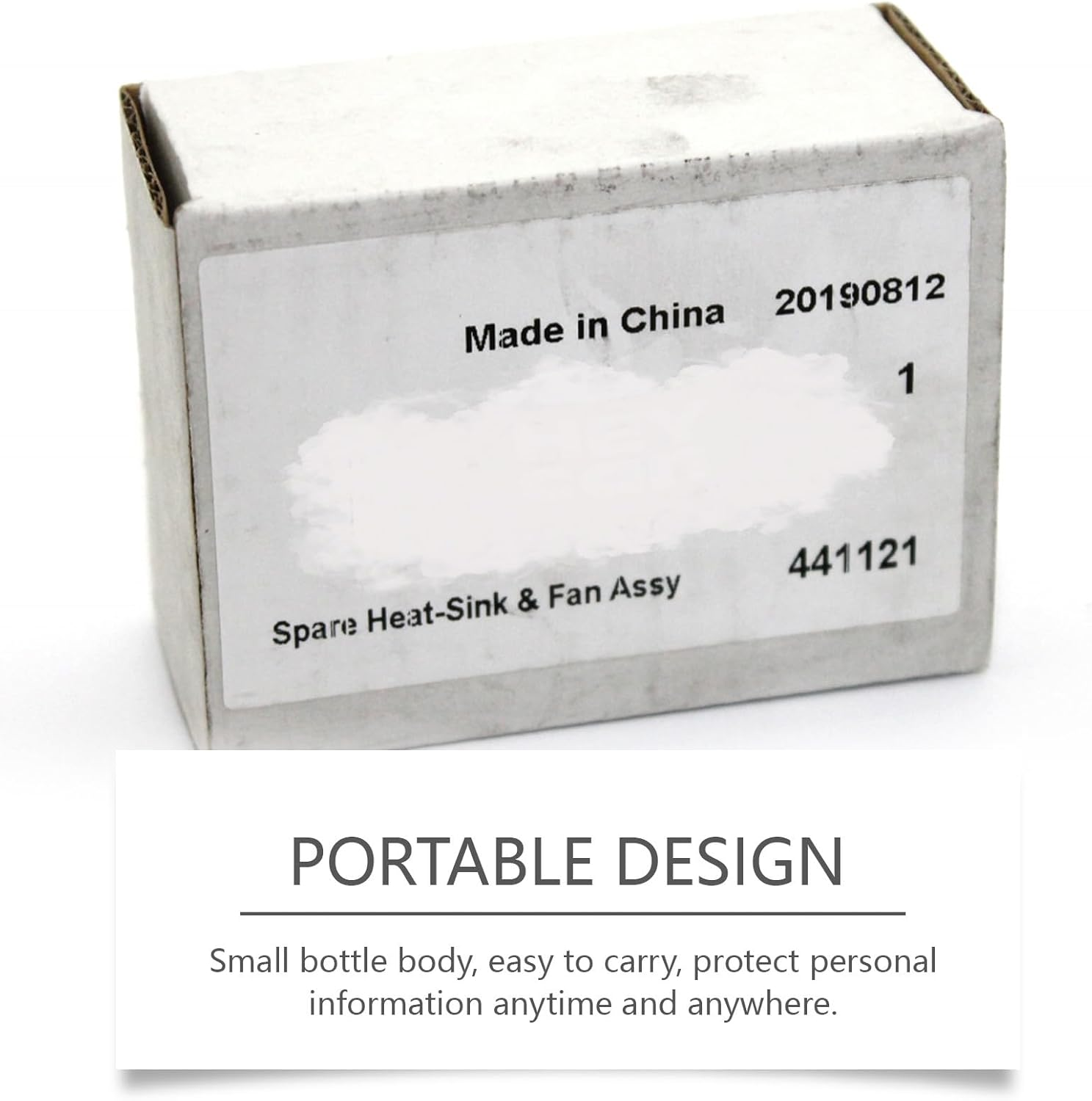 Privacy Protection Roller Stamp, Confidential Information Blocker, Portable Security Ink Wiper, 2-Pack image number 1