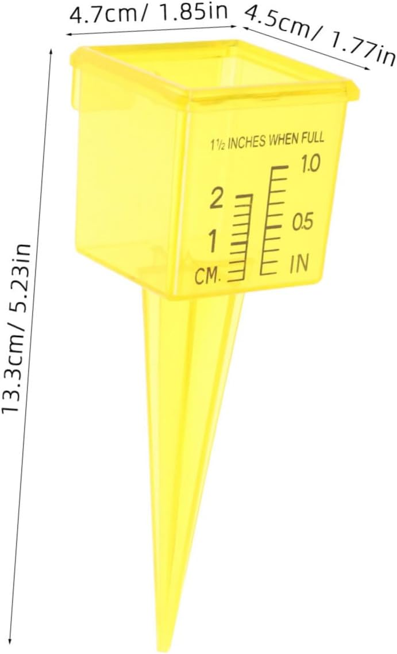 Garneck 20Pcs Wide Mouth Lawn Water Gauge Sprinkler Rain Gauge for Outdoor Garden Patio Accurate Rainfall Measurement Tool with Soil-Penetrating Tip for Irrigation Control and Water image number 1