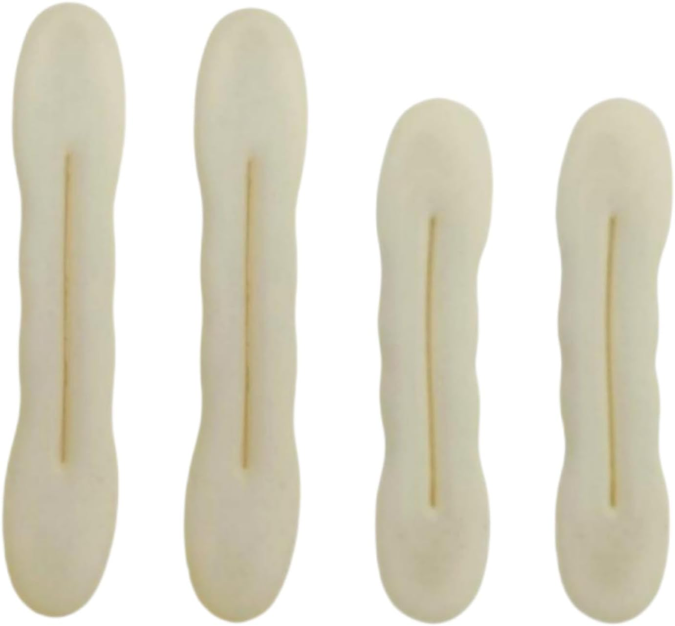 YUESUO Four-Piece Hairpin, Foam Sponge Strip Hair Accessory, Magic Hairpin Flexible and Reusable, French Style, Strong Plasticity and Easy to Use (Brown)