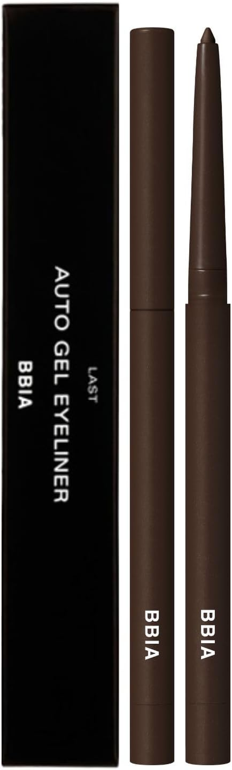 BBIA Last Auto Gel Eyeliner 17 Color &ndash; Multi-Use Longwear & Waterproof Mechanical Eye Liner Easy Drawing with Smooth Texture Smudge-Resistant Shadow & Glitter Vegan Korea Eye Makeup (04 MELLOW BROWN)