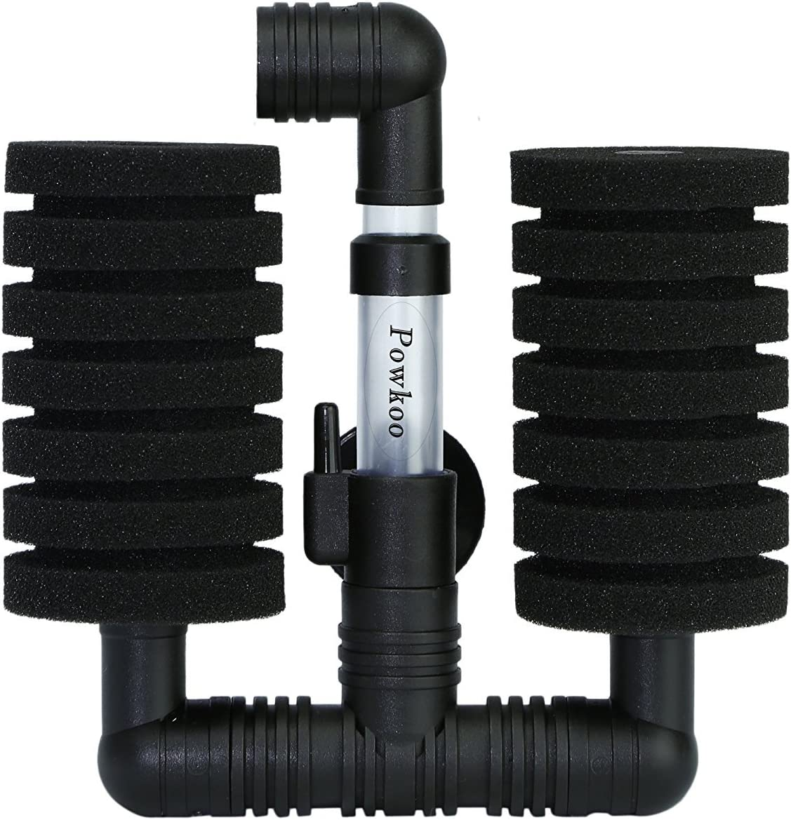 Aquarium Air Filter Double Sponge Filter Fish Tank Sponge Filter Bio Filter up to 20 Gallon