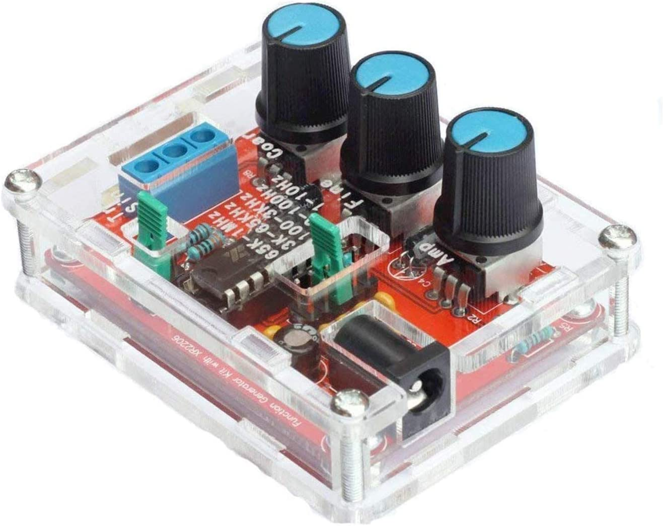 Emsea XR2206 High Precision Function Signal Generator DIY Kit with User Manual Sine/Triangle/Square Wave Adjustable Frequency Amplitude image number 1