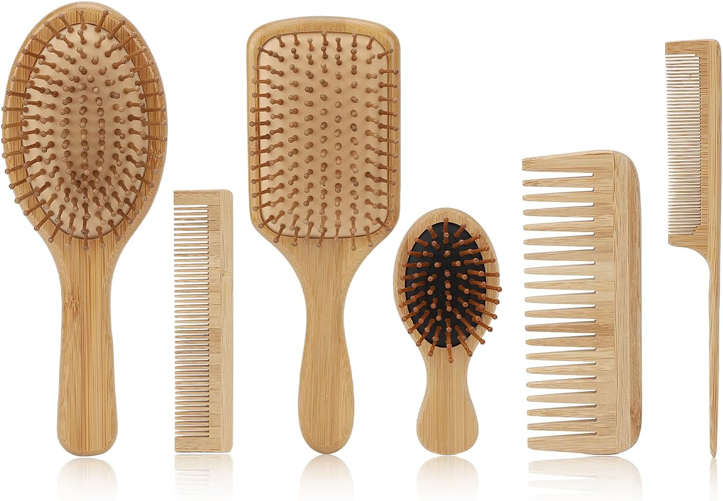 Hair Brush Comb Set, Detangling Hair Hair Brush Set Environmentally Friendly for Barber Shop image number 4
