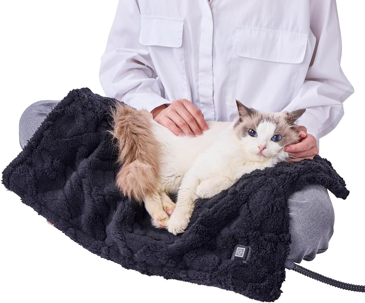 ADD. Mate USB Washable Hot Blanket for Dogs and Cats, Safe Plus, Regular