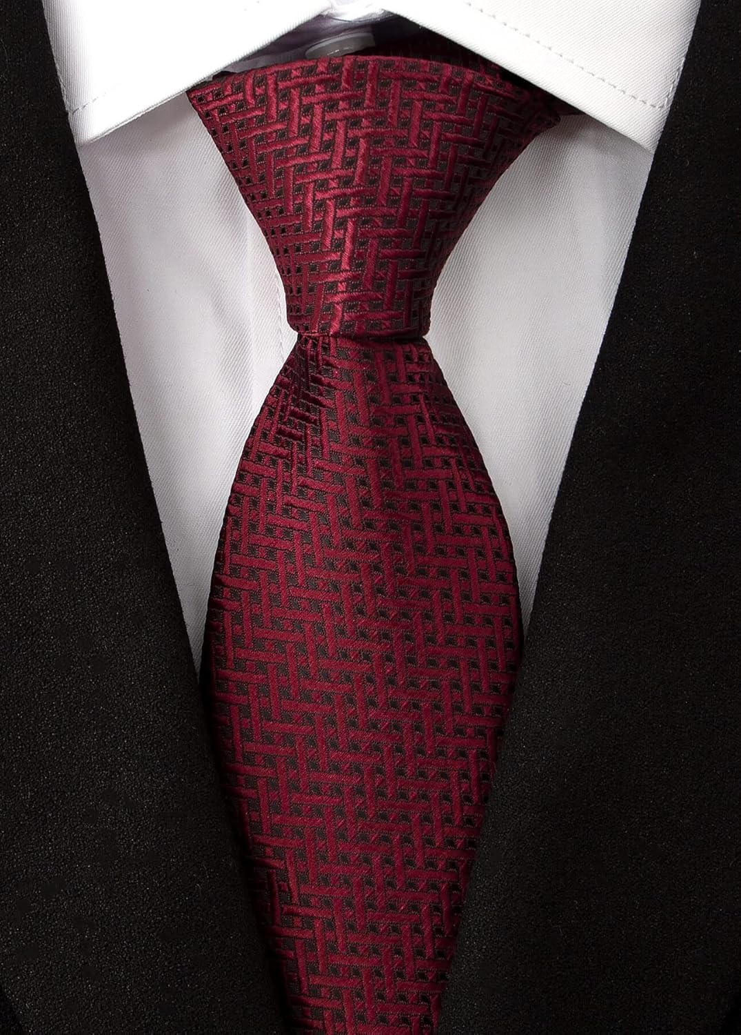 Adulove Men'S Necktie Classic Silk Tie Woven Jacquard Neck Ties 6/9 / 12 PCS