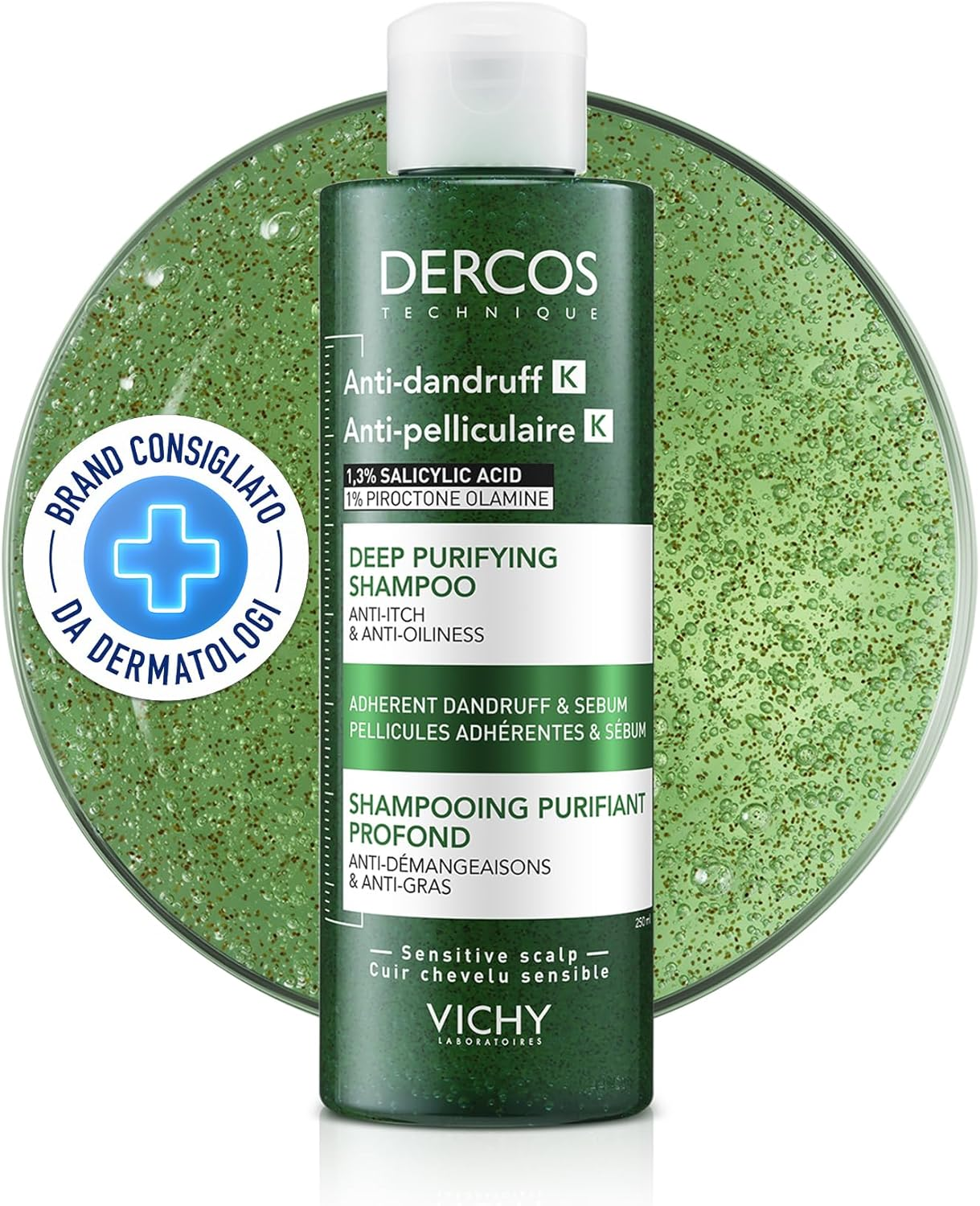 VICHY Dercos Anti-Dandruff Deep Purifying Shampoo 250Ml image number 5
