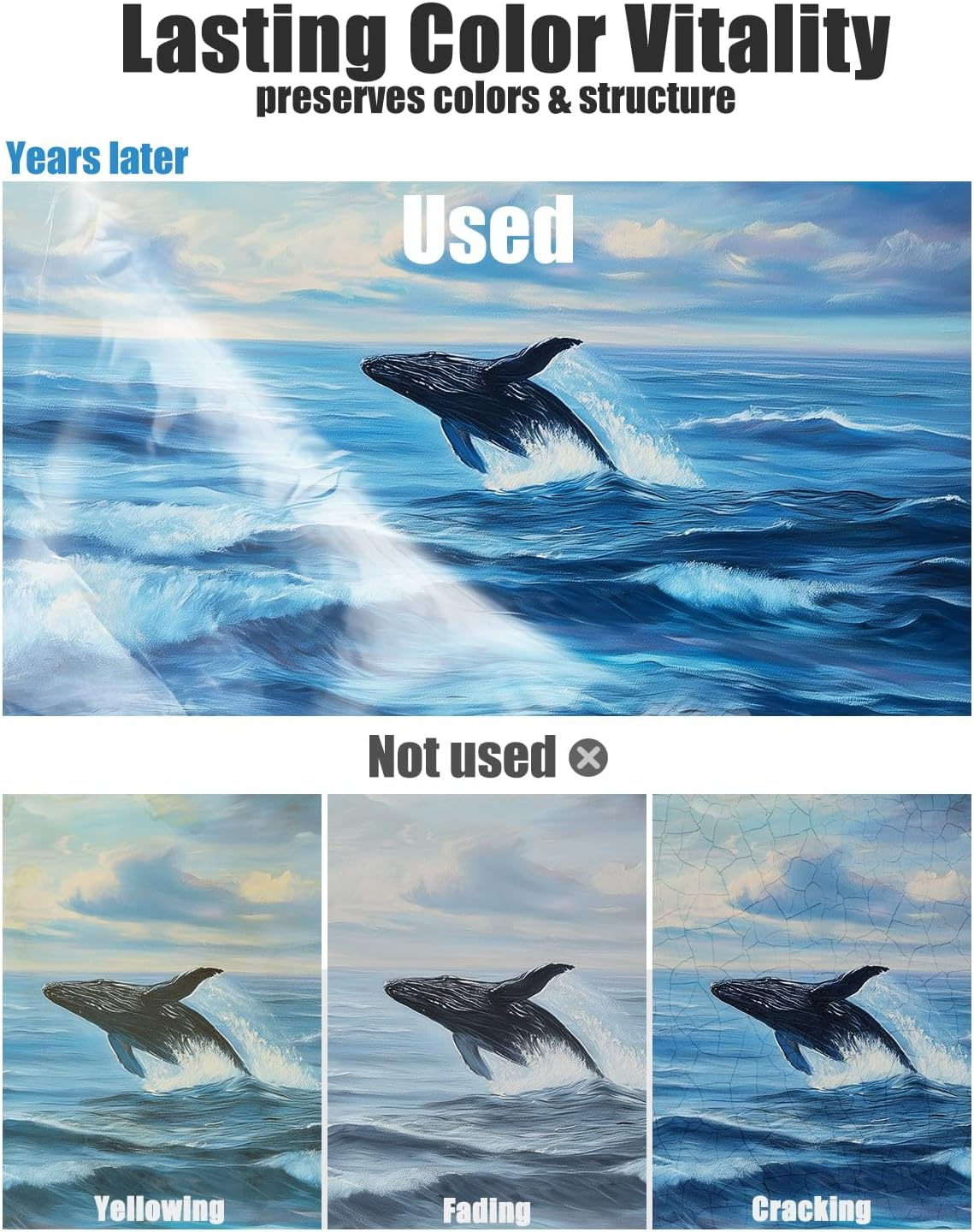 X ARTY HUB Acrylic Varnish Gloss 250 Ml, Anti-Yellowing/Fading/Cracking Acrylic Paint Sealer, Waterproof, Stain & Moisture Resistant Coating, Brushable and Sprayable image number 1