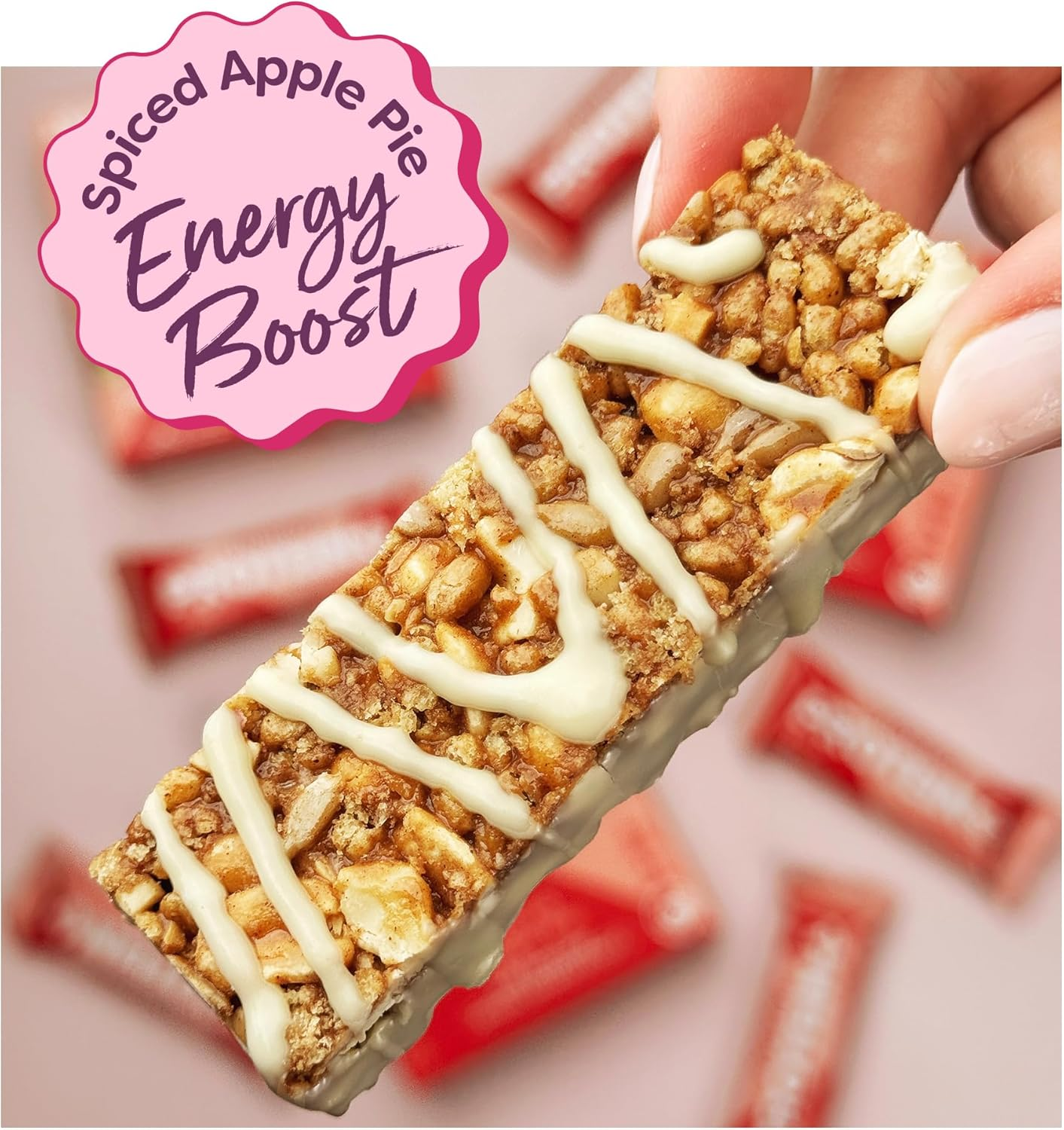 Noshu Protein+ Spiced Apple Pie Bars - 5 Pack (180G) image number 1