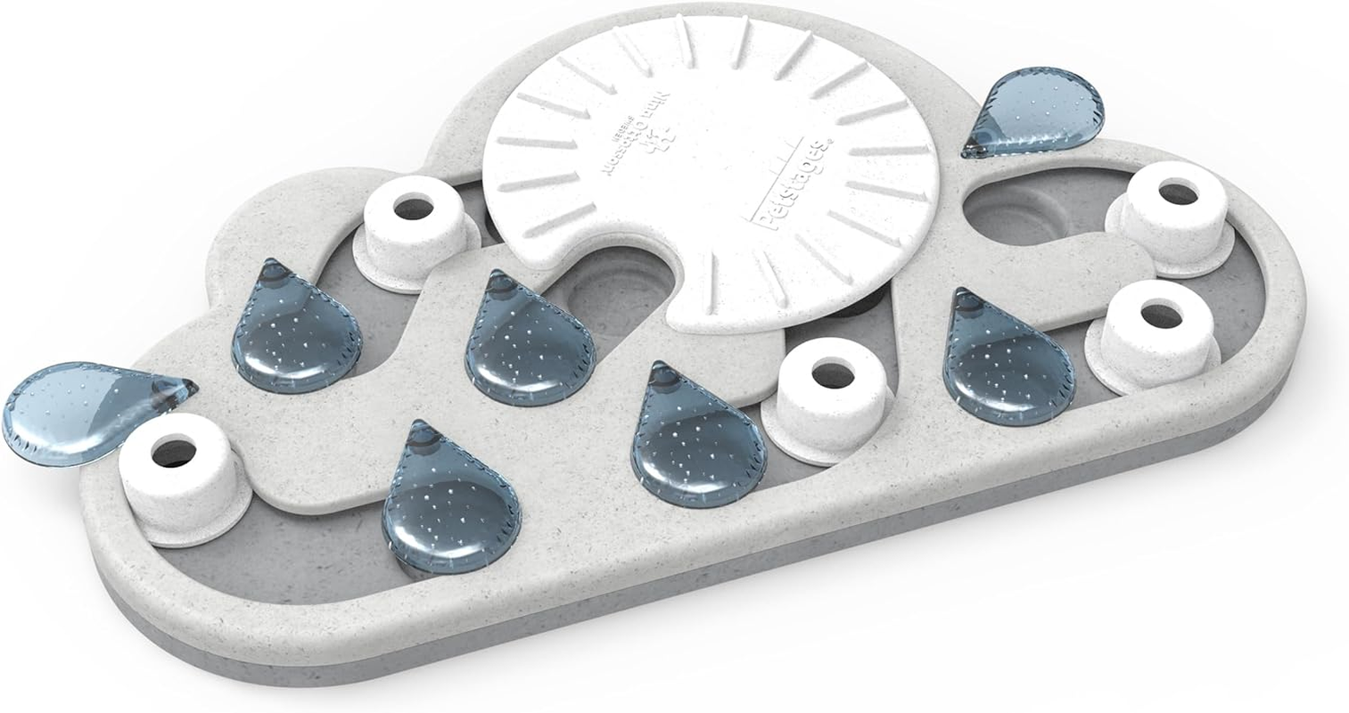 Petstages Nina Ottosson by Rainy Day Puzzle & Play - Interactive Cat Treat Puzzle image number 6