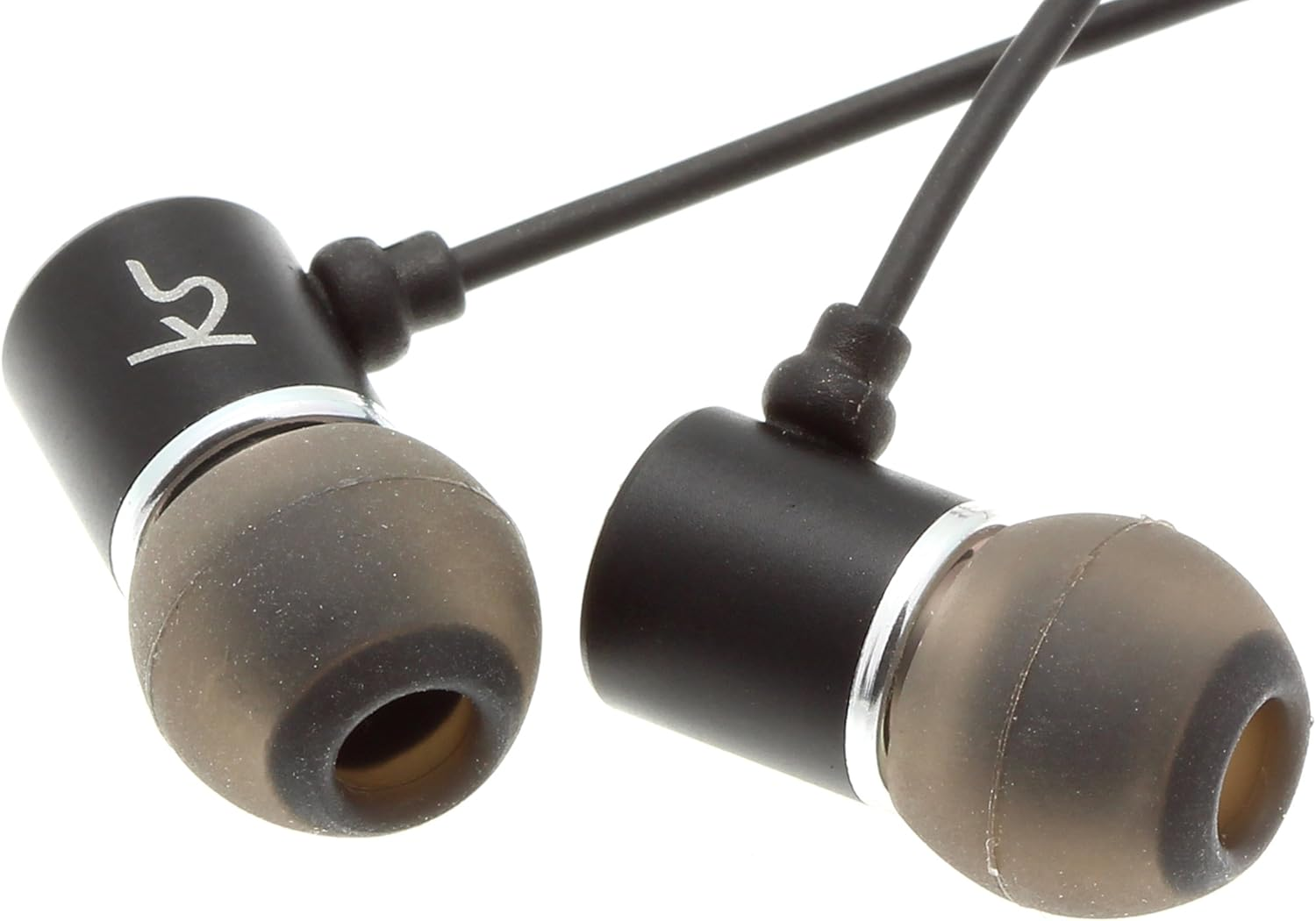 Kitsound Kit Sound Reviva Ace In-Ear Headphones with Mic Smartphone - Black KSACEMBK