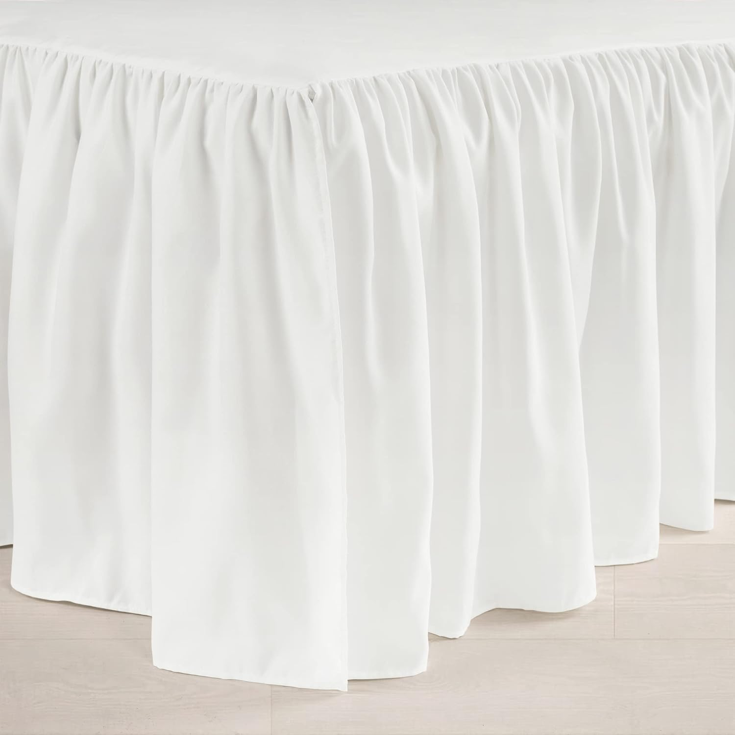 Lush Decor Ruffle Crib Skirt, 16" Drop, White image number 6