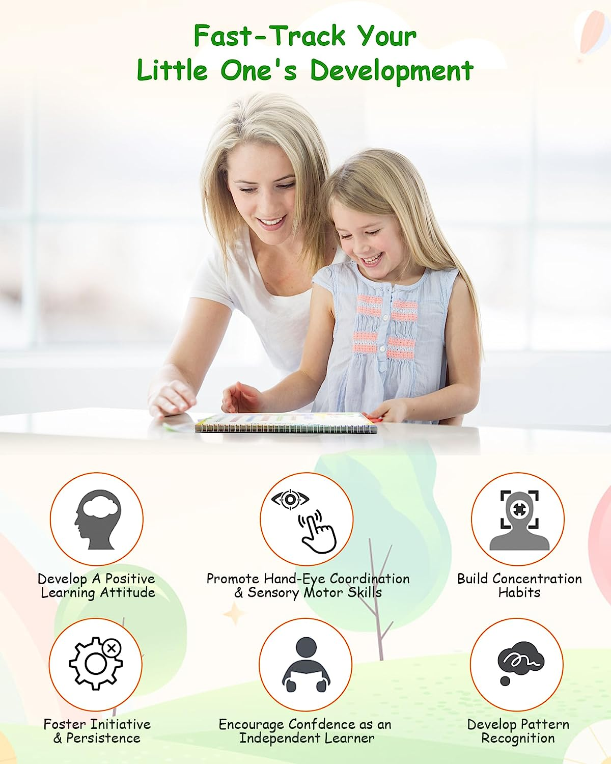 31 Themes Busy Book for Toddlers Ages 3 and up - Pre K Preschool Learning Activities Montessori Book - Autism Sensory - Kindergarten Educational Toys for 3 Year Old, Ages 3-4 4-8 5-7 image number 6