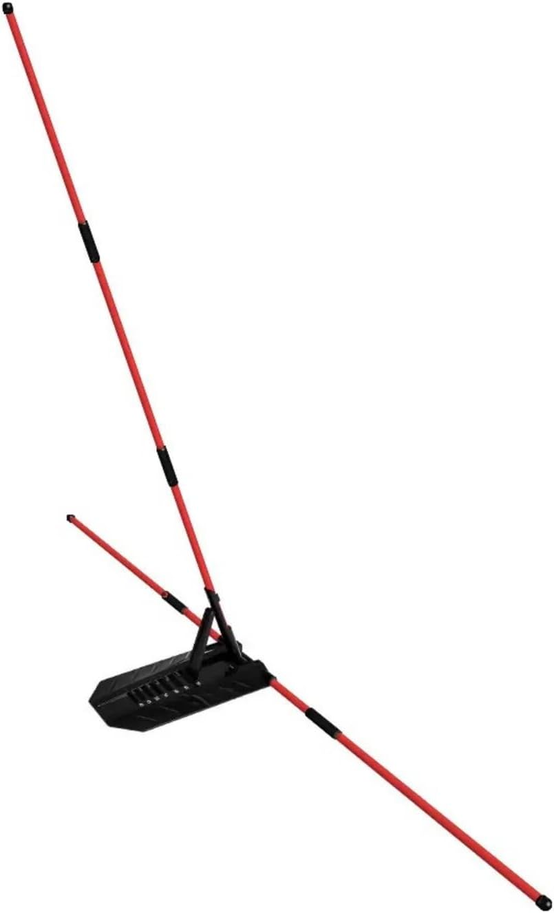 Golf Alignment Sticks with Angle Plate & Bracket - Adjustable Training Aid, Posture Corrector for Golfers, Practice Accessories for Beginners image number 2