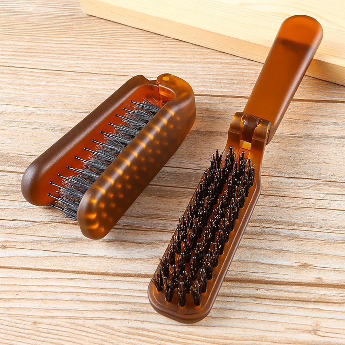CENPEK Folding Hair Brush, Mini Hair Brush, Travel Hair Brush, Small Massage Comb for Thin, Thick Hair image number 5