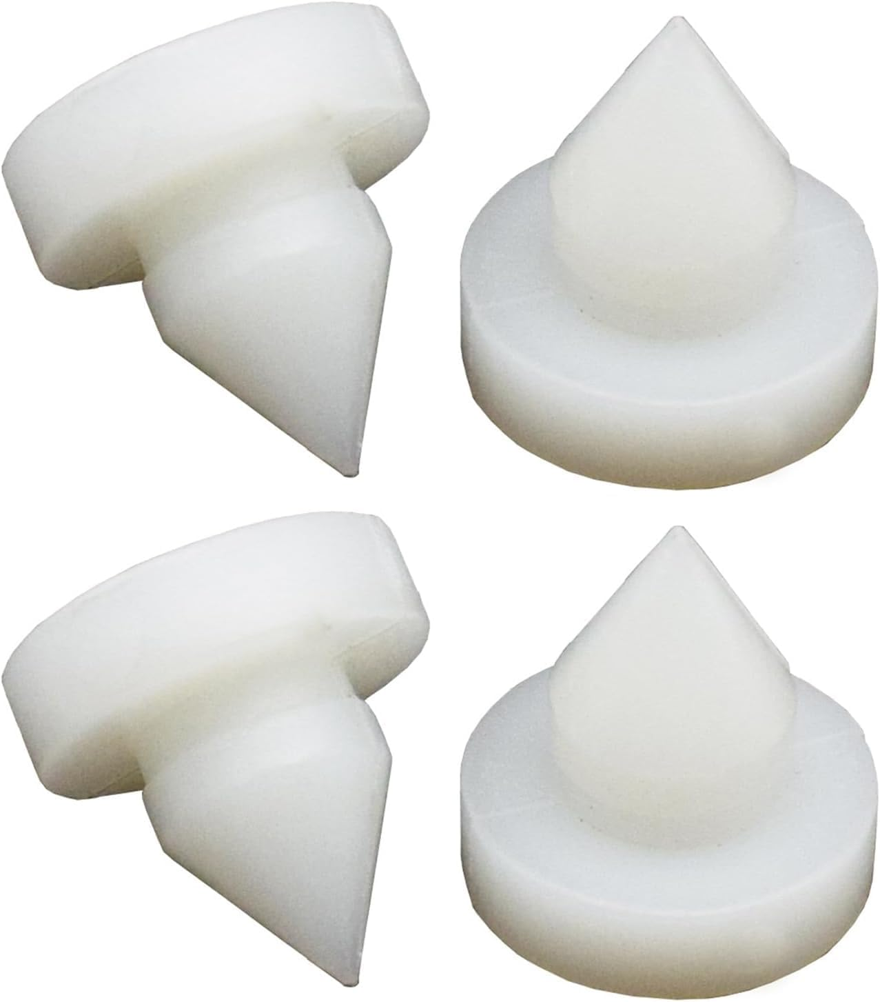 Puryupearl 4 Pcs White Clutch Pedal Stop Pad Clutch Pedal Stop Pad 46505-SA5-000 46505SA5000 for Acura-Civic Brake Pedal Limit Block Brake Limiter Pad Pedals and Pedal Accessories