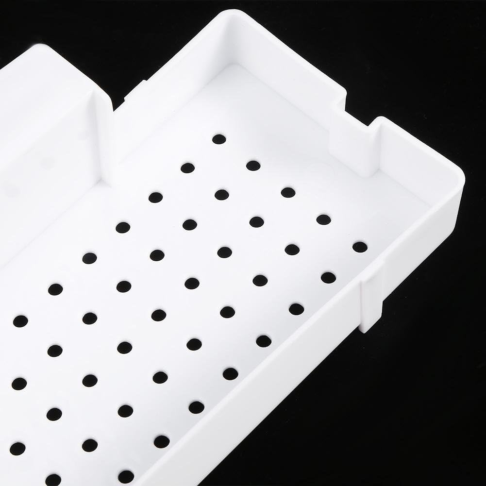 Nail Art Sterilisation Box, Nail Tools Sterilisation Pot Sterilisation Box Disinfectant Container Manicure Tools with Removable Tray for Salon/Home/Hairdresser image number 4