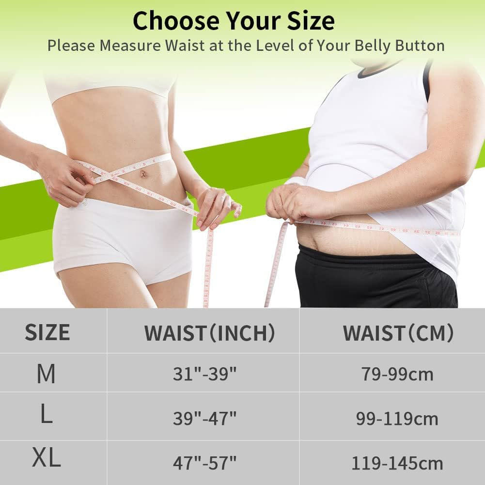 HONGJING Back Support Belt with Heat for Lower Back Pain Relief, Rechargeable Back Bace with 3 Temperature for Herniated Disc, Sciatica, Works for Men or Women (L) image number 3