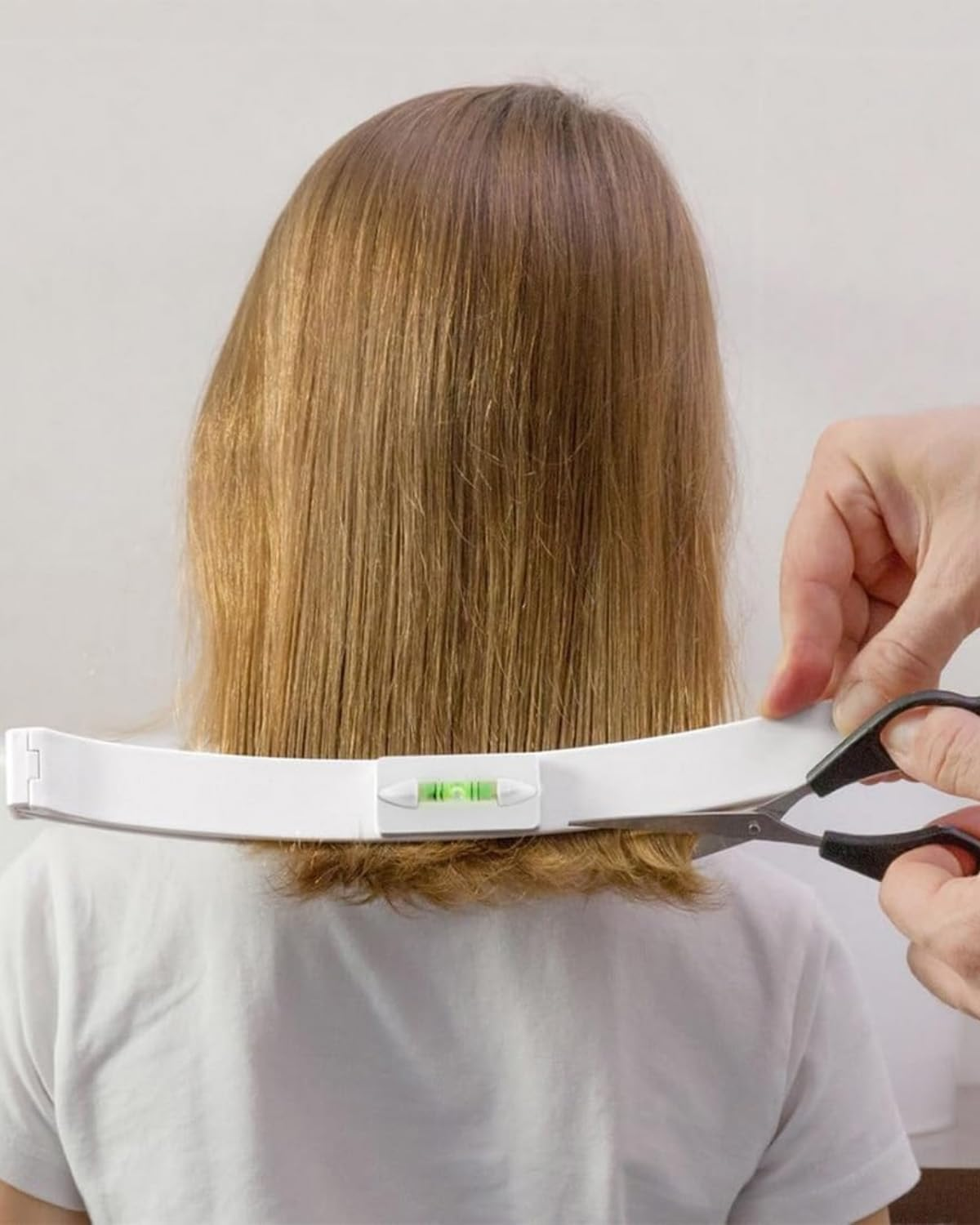 KGDUYC Pack of 2 Hair Cutting Aid, Hair Cutting Tool Clip, DIY Hair Cutting Tool, Easy Haircut, Professional Hair Cutting Tool Set, Salon Hairdresser Styling Ruler image number 4