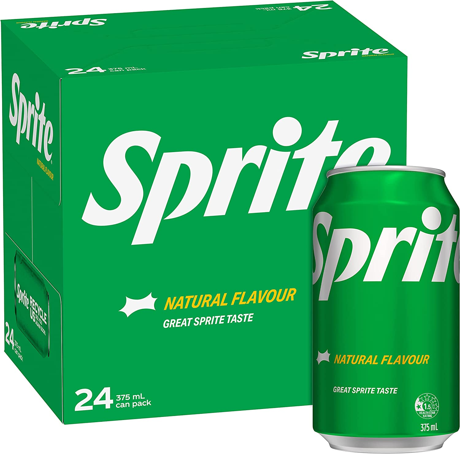 Sprite Lemonade Soft Drink Multipack Cans 24 X 375 Ml image number 1