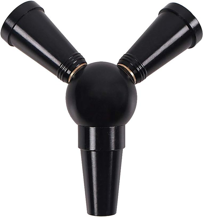 Hookah Hose Adapter Splitter 1 to 2 Connector Hookah Accessories Auto-Seal Shisha Hookah Hose Splitter Adapter Metal image number 1