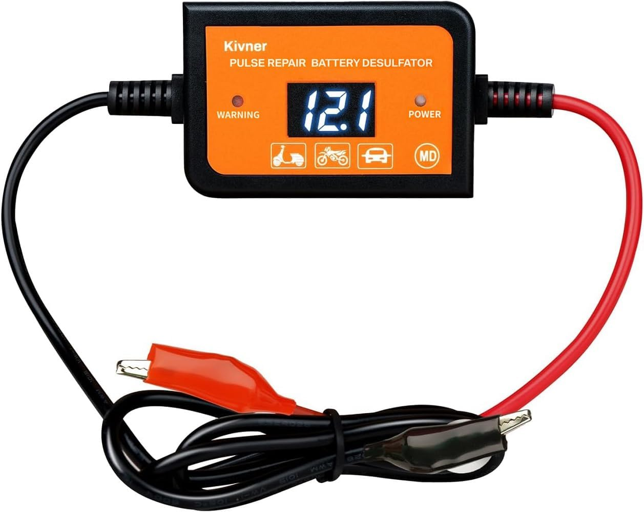 Battery Desulfator Battery Maintainer Auto-Setting for 12V-48V Auto Pulse Battery Revive Battery Regenerator 400AH image number 1